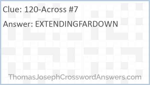 120-Across #7 Answer