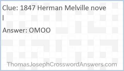 1847 Herman Melville novel Answer