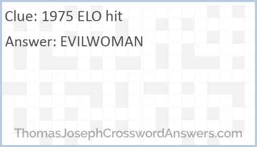 1975 ELO hit Answer