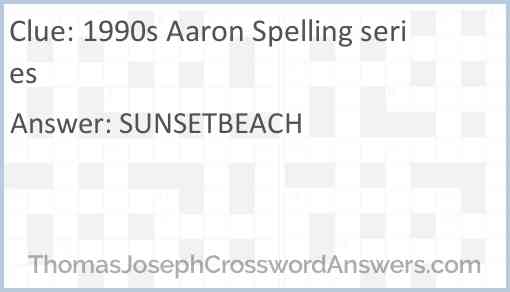 1990s Aaron Spelling series Answer