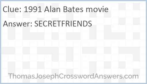1991 Alan Bates movie Answer