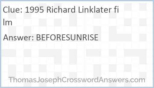 1995 Richard Linklater film Answer