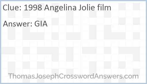 1998 Angelina Jolie film Answer