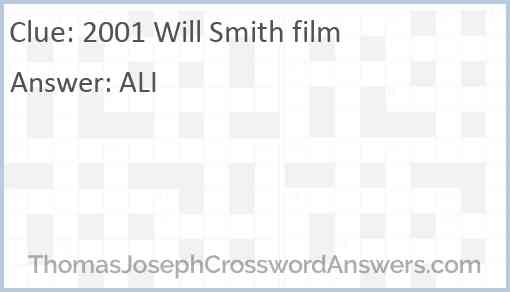 2001 Will Smith film Answer