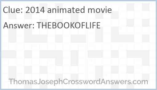 2014 animated movie Answer