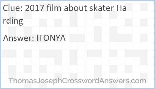 2017 film about skater Harding Answer