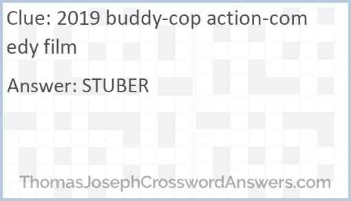 2019 buddy-cop action-comedy film Answer