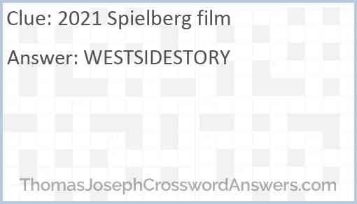 2021 Spielberg film Answer