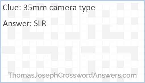 35mm camera type Answer