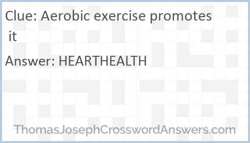 Aerobic exercise promotes it Answer