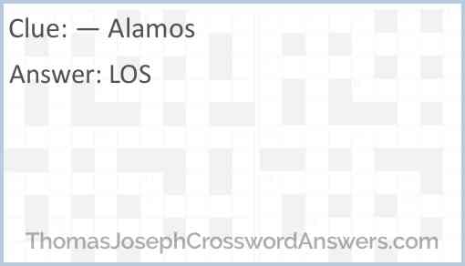 — Alamos Answer
