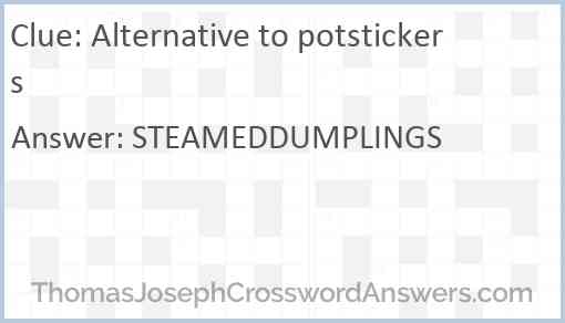 Alternative to potstickers Answer