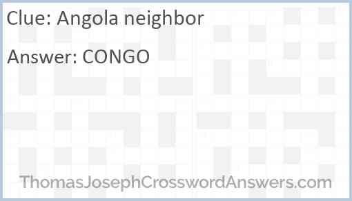 Angola neighbor Answer