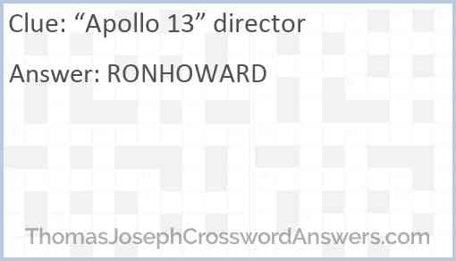 “Apollo 13” director Answer