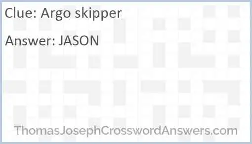 Argo skipper Answer