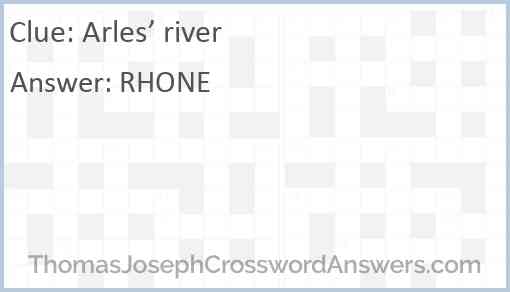Arles’ river Answer