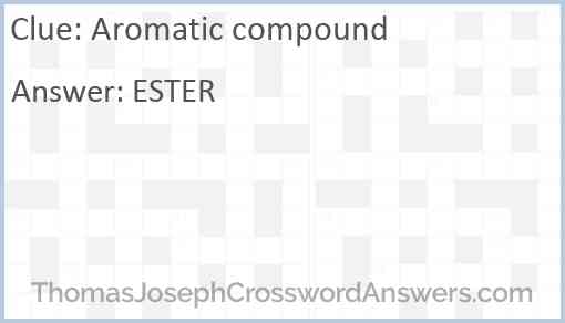 Aromatic compound Answer