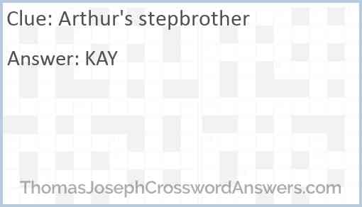 Arthur’s stepbrother Answer
