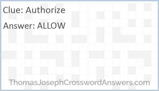 Authorize Answer