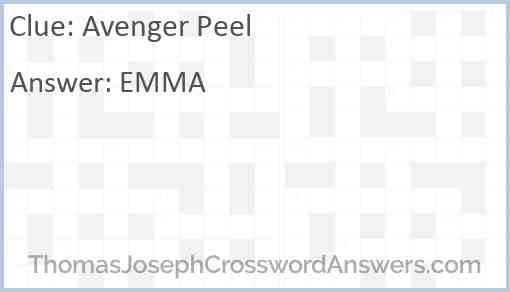 Avenger Peel Answer