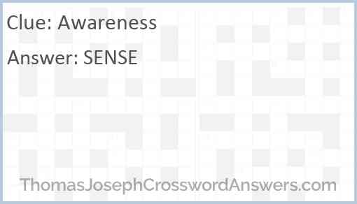 Awareness Answer