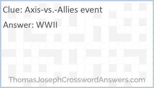 Axis-vs.-Allies event Answer