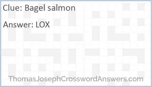 Bagel salmon Answer