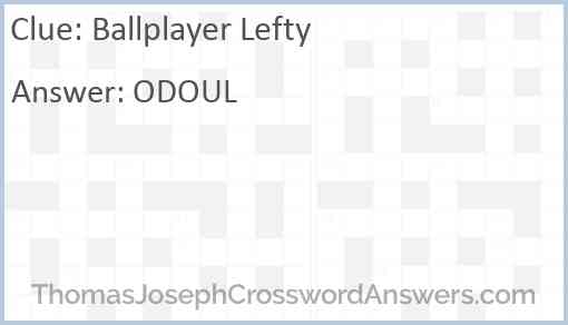 Ballplayer Lefty Answer