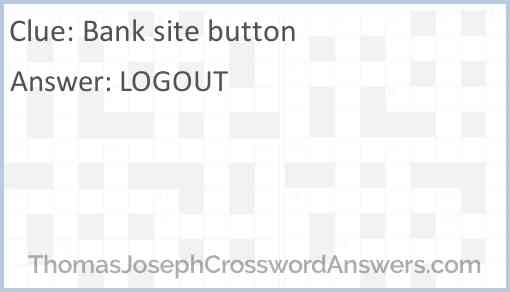 Bank site button Answer