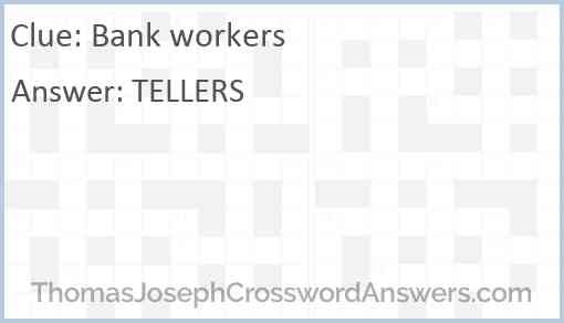 Bank workers Answer