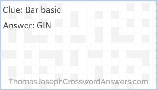 Bar basic Answer