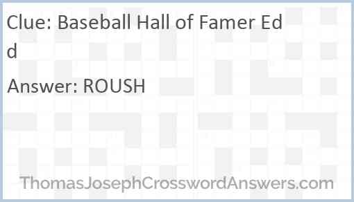Baseball Hall of Famer Edd Answer