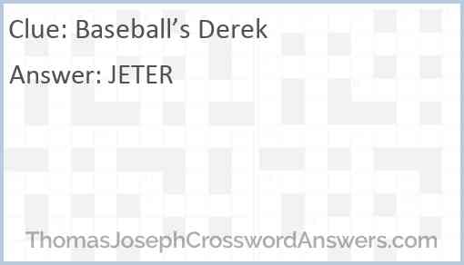 Baseball’s Derek Answer