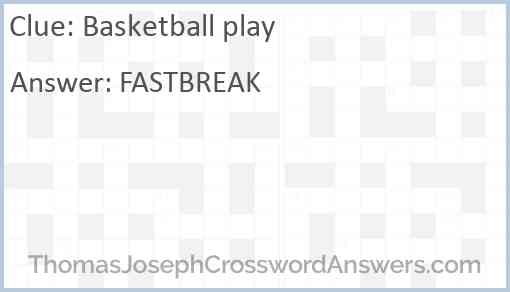 Basketball play Answer
