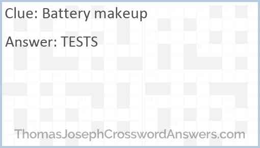 Battery makeup Answer
