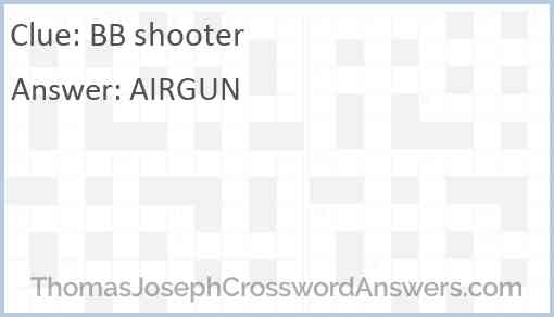 BB shooter Answer
