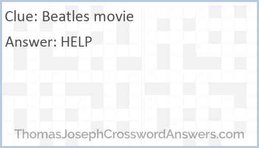 Beatles movie Answer