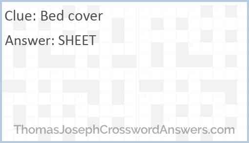 Bed cover Answer