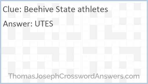 Beehive State athletes Answer