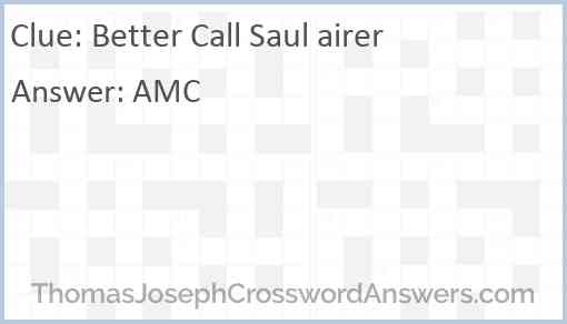 Better Call Saul airer Answer