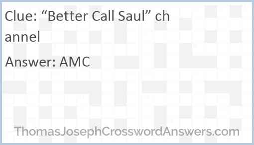 “Better Call Saul” channel Answer
