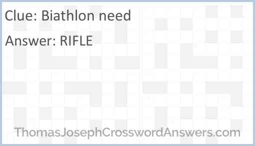 Biathlon need Answer