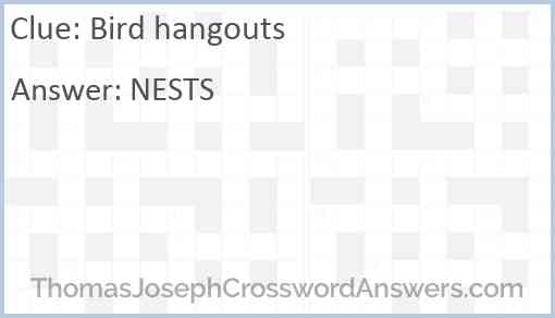 Bird hangouts Answer