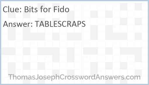 Bits for Fido Answer