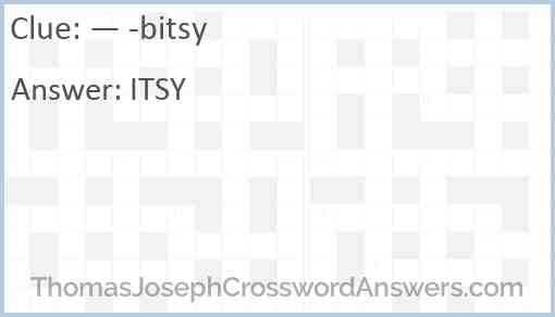 — -bitsy Answer