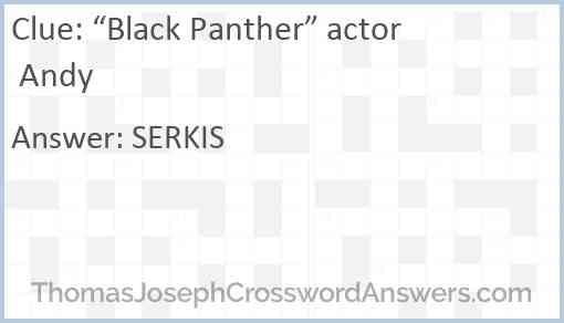 “Black Panther” actor Andy Answer