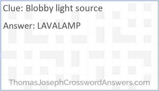 Blobby light source Answer