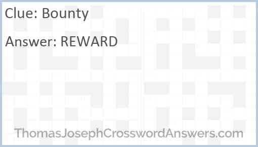 Bounty Answer