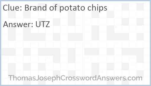 Brand of potato chips Answer