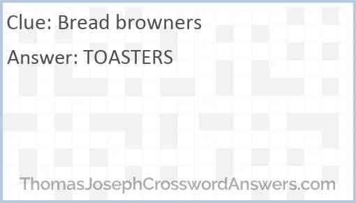 Bread browners Answer